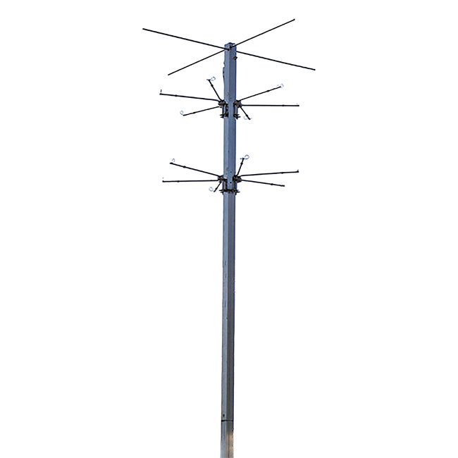 The 'Grove Rack' Purple Martin Gourd Rack | Troyer's Birds' Paradise Deluxe 12-Gourd Pulley Pole System