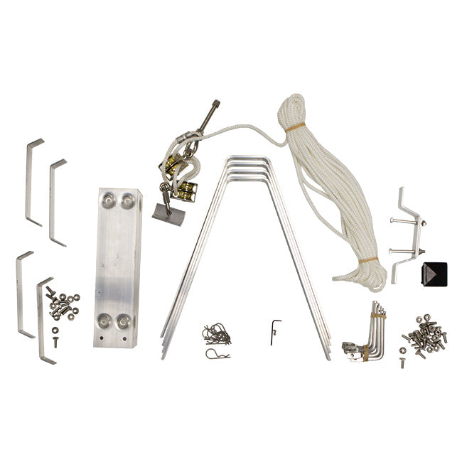 The 'Horizon' Purple Martin Gourd Rack | Troyer's Birds' Paradise 8-Gourd Horizontal Pulley System