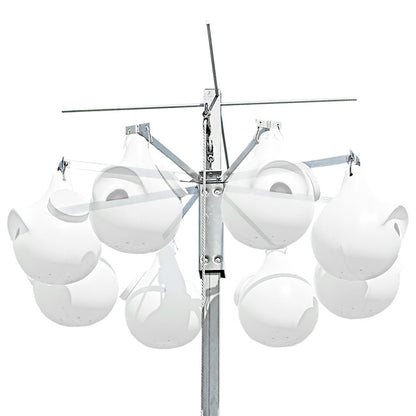 The 'Horizon' Purple Martin Gourd Rack | Troyer's Birds' Paradise 8-Gourd Horizontal Pulley System