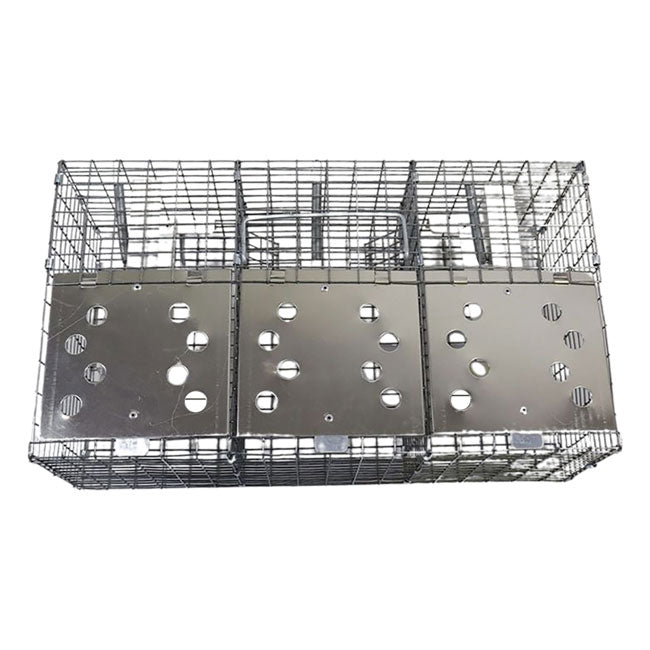 The 'Jailbird' Sparrow Trap | Troyer's Birds' Paradise Triple-Compartment Live Capture Wire Trap