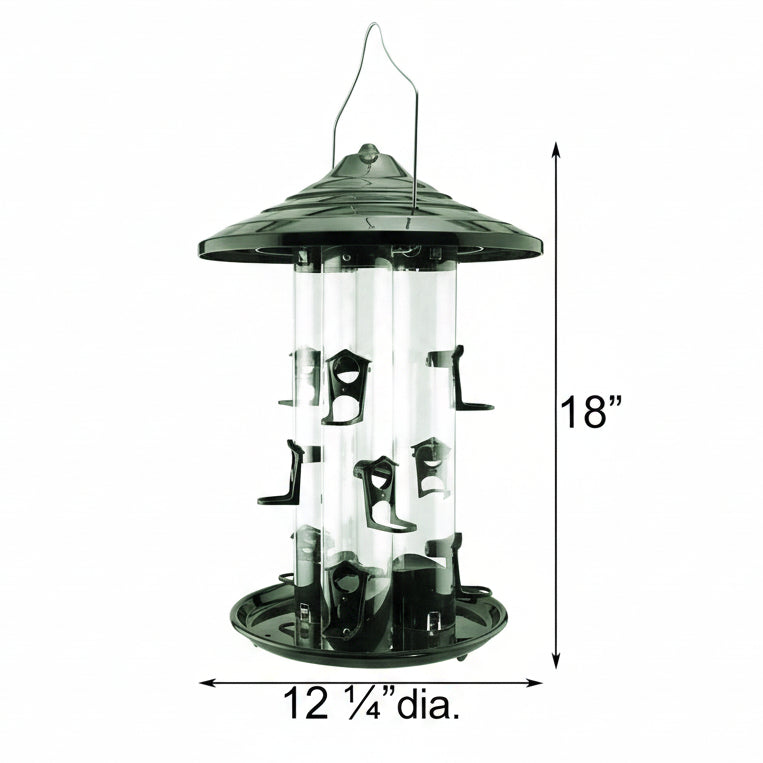 The 'Sampler' Triple Tube Bird Feeder