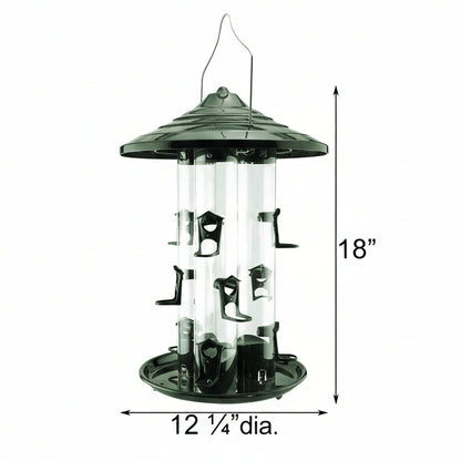 The 'Sampler' Triple Tube Bird Feeder