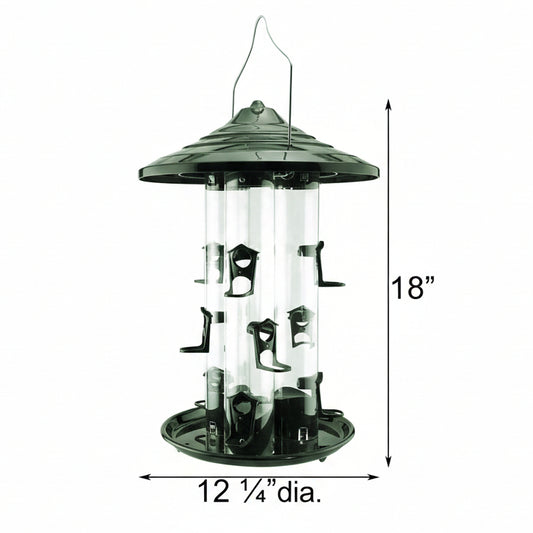 The 'Sampler' Triple Tube Bird Feeder