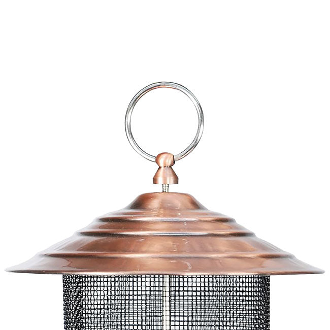 The 'Copper Canopy' Mesh Tube Bird Feeder
