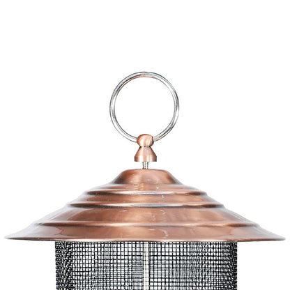 The 'Copper Canopy' Mesh Tube Bird Feeder