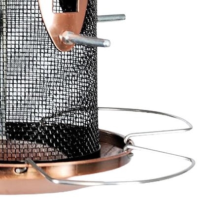 The 'Copper Canopy' Mesh Tube Bird Feeder