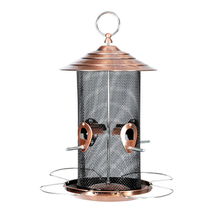 The 'Copper Canopy' Mesh Tube Bird Feeder