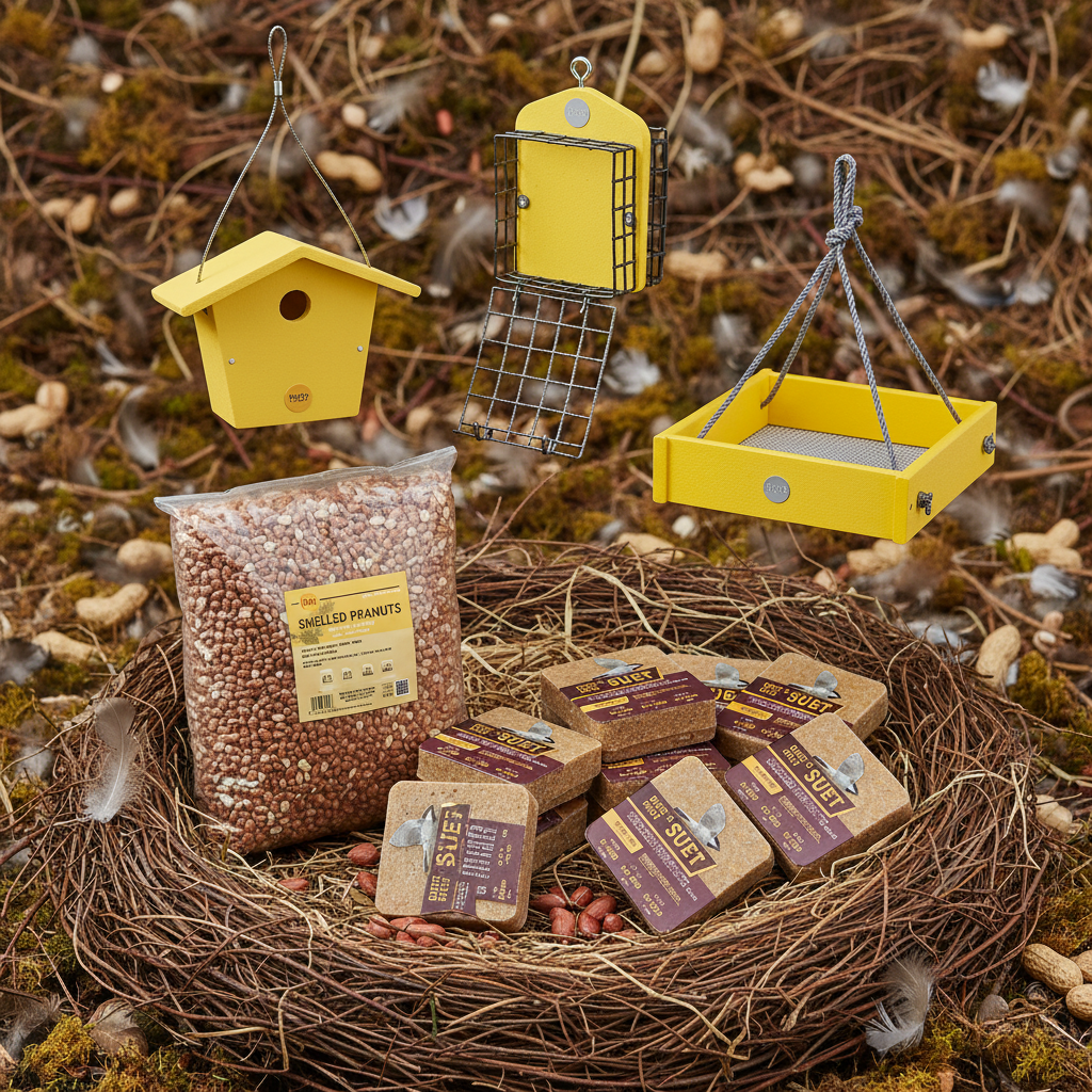 The 'Complete Wrendition' Wren House & Feeder Kit