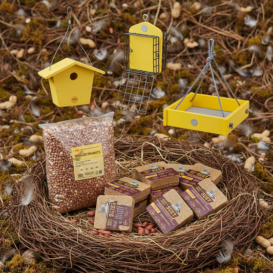 The 'Complete Wrendition' Wren House & Feeder Kit