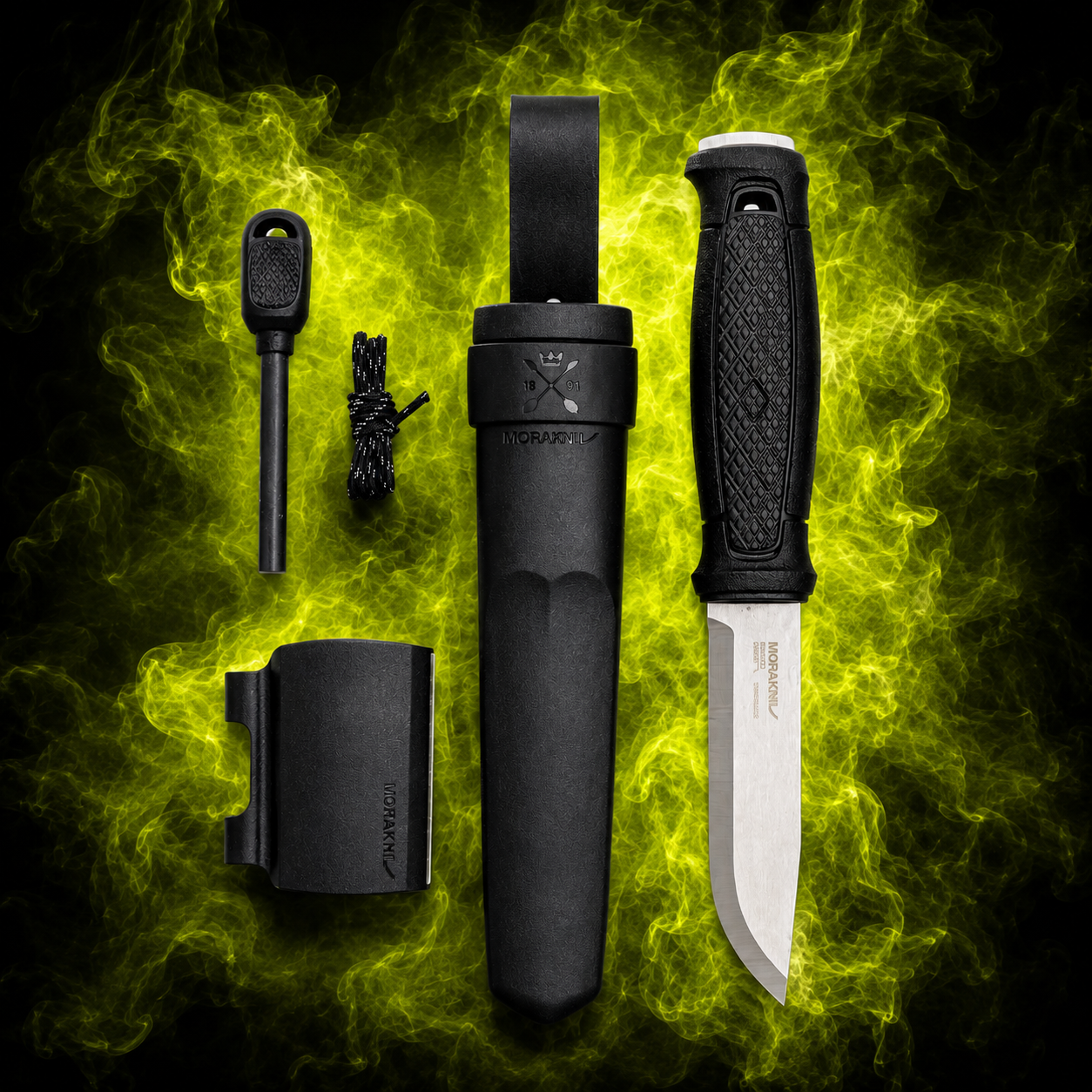 Morakniv Garberg (S) Stainless Steel Knife with Survival Kit