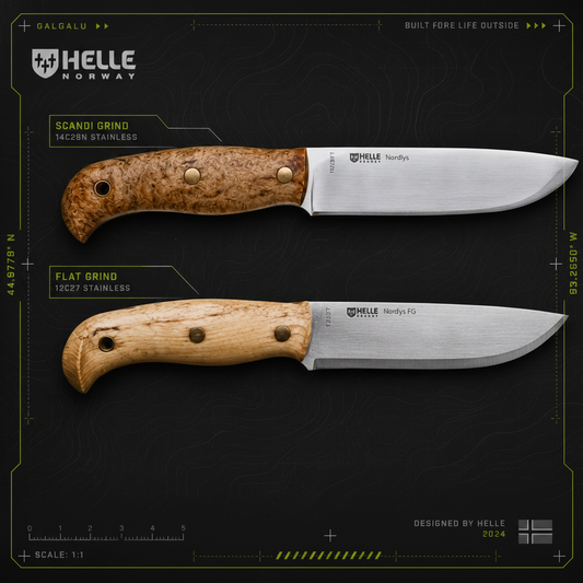 Helle Nordlys Outdoor Bushcraft Knife