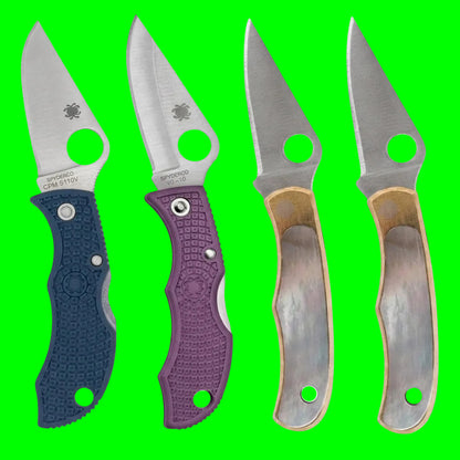 The 'Hive-Pack' | Spyderco Manbug®, Ladybug® 3 & Bug® Silver Abalone Four-Piece Pocket Knife Set