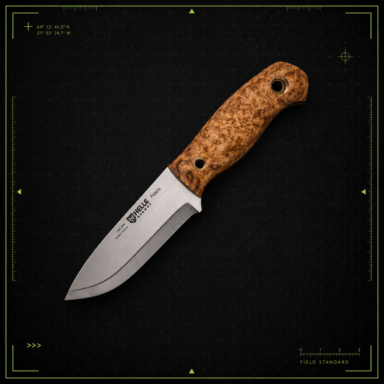 Helle Polaris Compact Full-Tang Fixed-Blade Knife