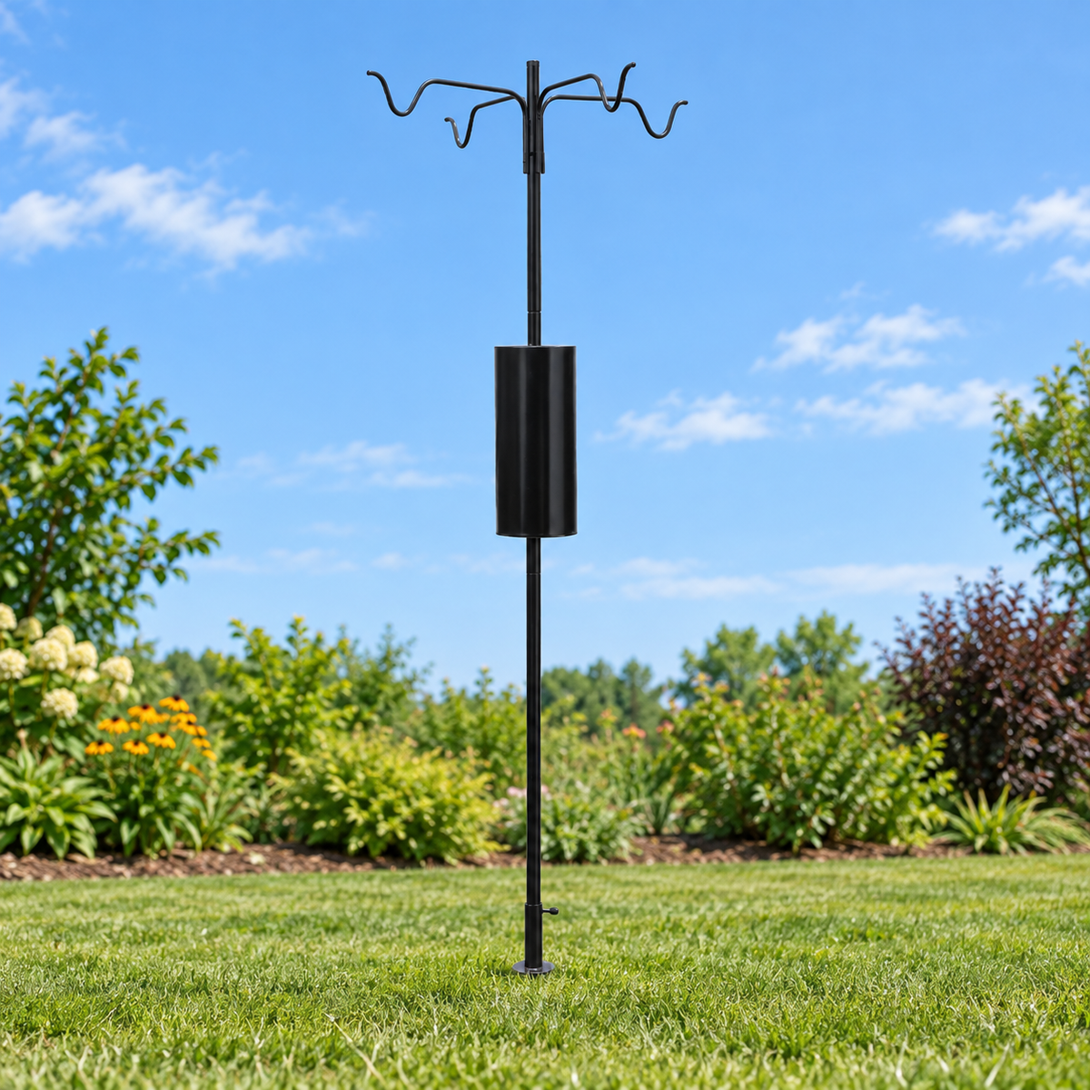 The 'Dinner Menu' Squirrel-Proof Feeder Pole Set
