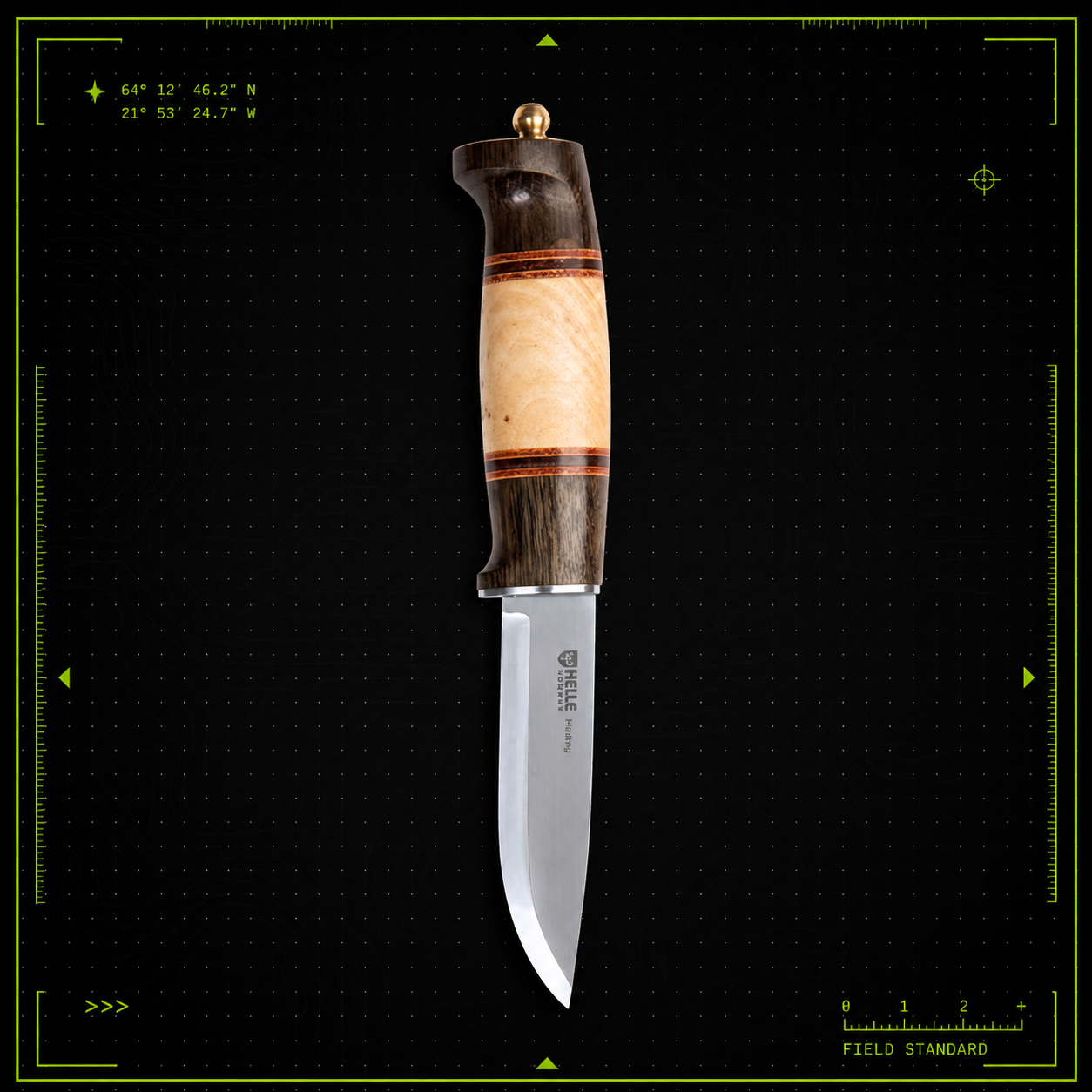 Helle Harding Traditional Scandinavian Fixed-Blade Knife