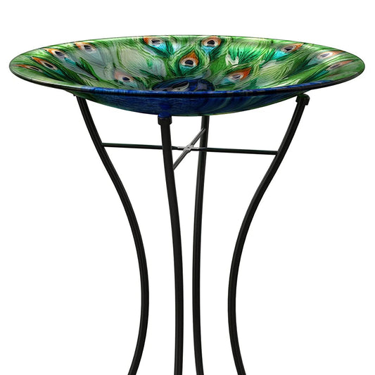 The "Vitreous-Plume" 16-Inch Glass Hydration Pavilion