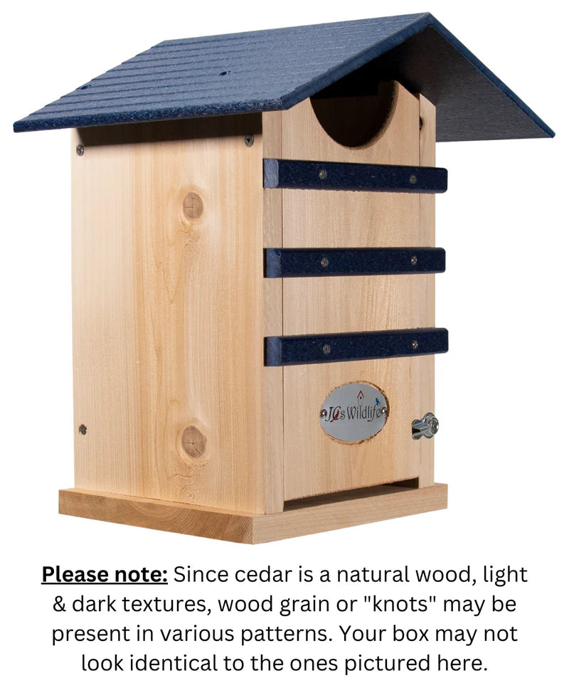 The "Nocturnal Nursery" Owl House | Cedar & Poly Nesting Box | JCS Wildlife