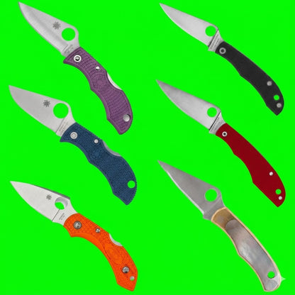 The 'Entomologist's Collection' | Spyderco Six-Piece Complete Insect Pocket Knife Set