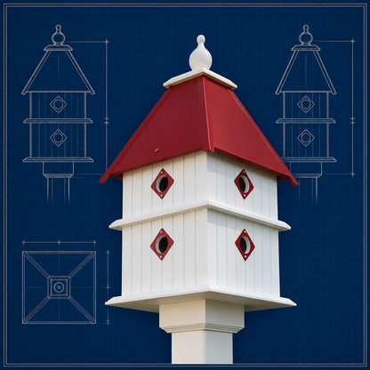 The "Chal-eight" Eight-Chamber Birdhouse