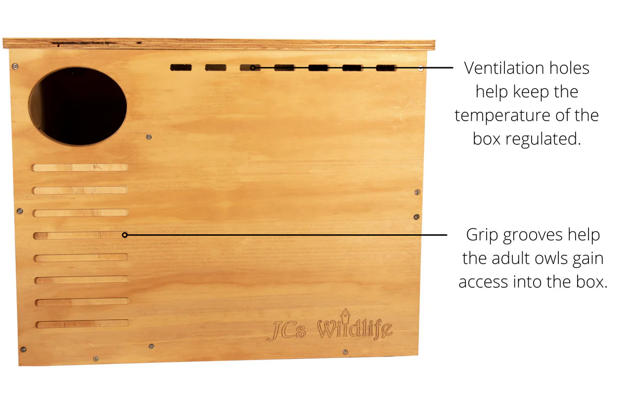 The "Estate Guardian" Barn Owl House | Large Raptor Nesting Box | JCS Wildlife