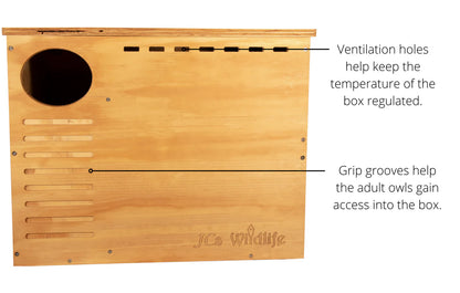The "Estate Guardian" Barn Owl House | Large Raptor Nesting Box | JCS Wildlife