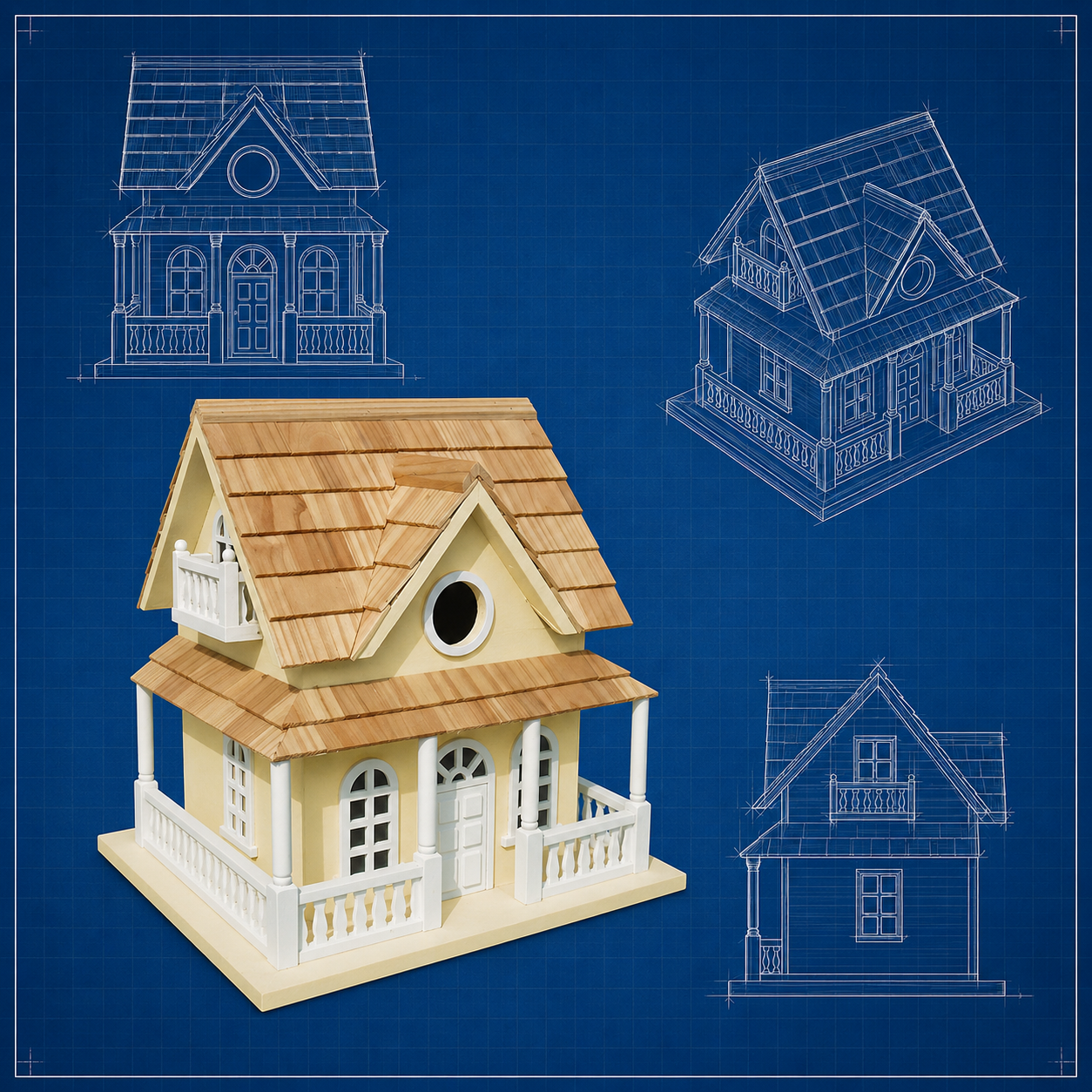 The “Coastline Cottage” Birdhouse