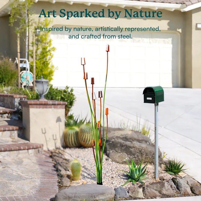The 'Desert Bloom' Metal Ocotillo Sculpture