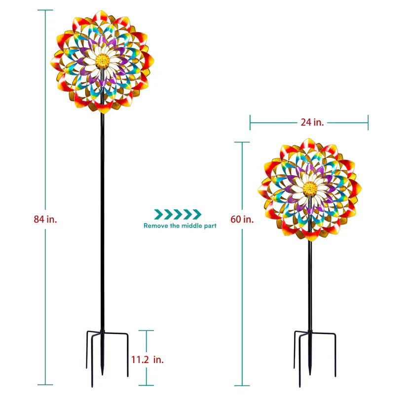 The “Spinning Spectrum” Wind Spinner