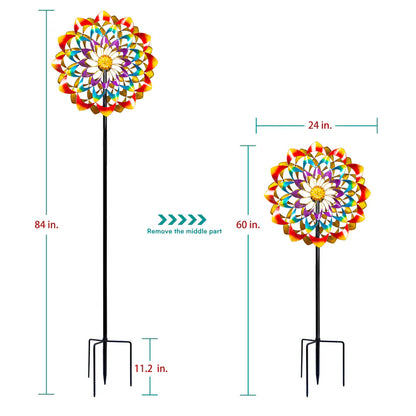 The “Spinning Spectrum” Wind Spinner