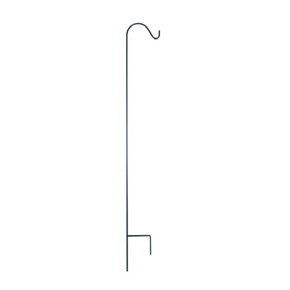 The "Apex-84" Estate Foundation Hook | 84" Solid Steel Architectural Shepherd Hook | Panacea