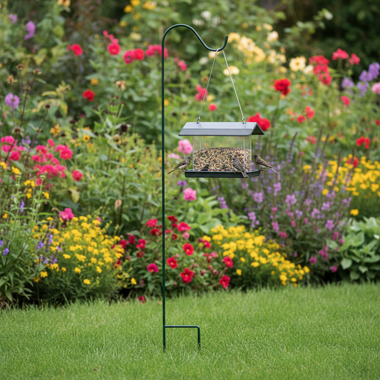 The "Apex-84" Estate Foundation Hook | 84" Solid Steel Architectural Shepherd Hook | Panacea
