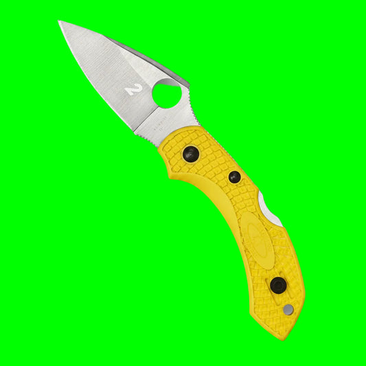 Spyderco Dragonfly™ 2 Salt Folding Knife | C28PYL2 | H2 Steel | Marine Yellow | Corrosion-Proof Field Knife