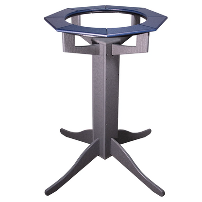 The 'Aqua-gon' Pedestal Bird Bath | 33-Inch Poly Bird Waterer