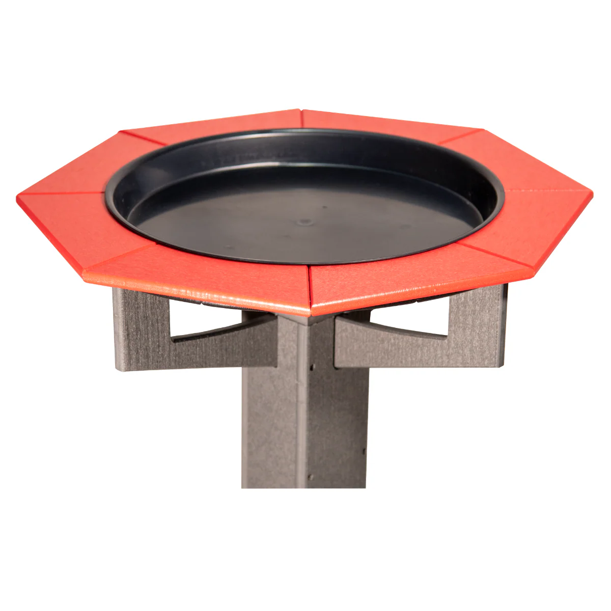 The 'Aqua-gon' Pedestal Bird Bath | 33-Inch Poly Bird Waterer