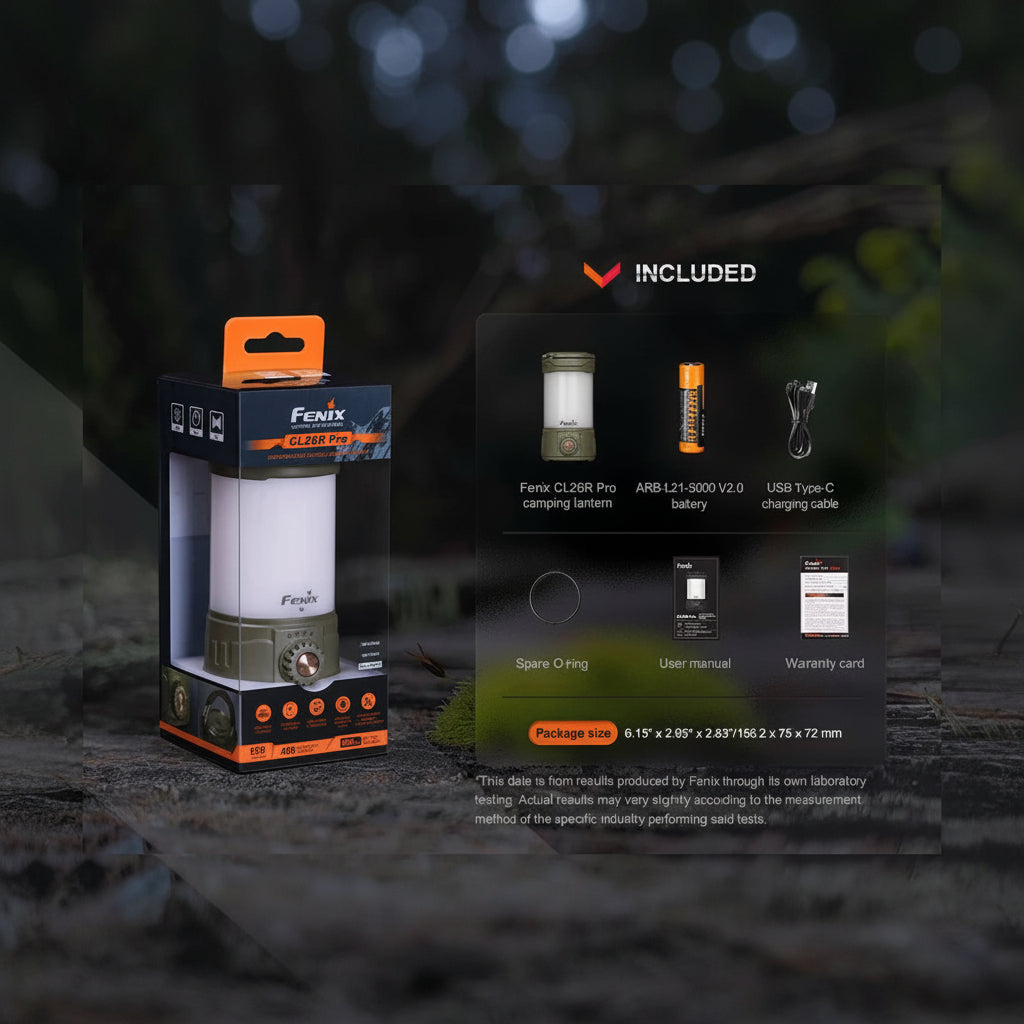The 'Power Plant' Rechargeable Camping Lantern | Fenix CL26R Pro 650-Lumen Multi-Mode Field Lantern with Power Bank