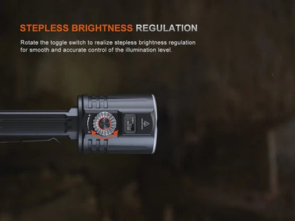 The 'Tractor Beam' White Laser Field Flashlight | Fenix LR36R 10,000-Lumen LEP Laser + LED Floodlight Hybrid