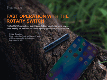 The 'Fenix Family Four' Keychain Flashlight Pack | Fenix E01 V2.0 AAA Compact Field Light — 4-Pack