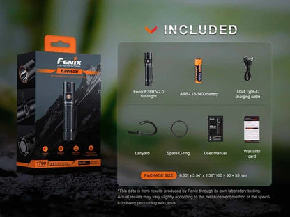 The 'Beacon' Field Flashlight | Fenix E28R V2.0 1700-Lumen Rechargeable Compact Field Instrument