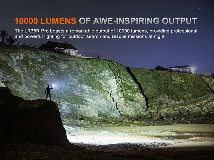 The 'Cheat Code' Multi-Source Field Flashlight | Fenix LR35R Pro 10,000-Lumen Stepless Spotlight + Flood + Red + UV Field Instrument