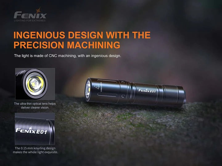 The 'Fenix Family Four' Keychain Flashlight Pack | Fenix E01 V2.0 AAA Compact Field Light — 4-Pack