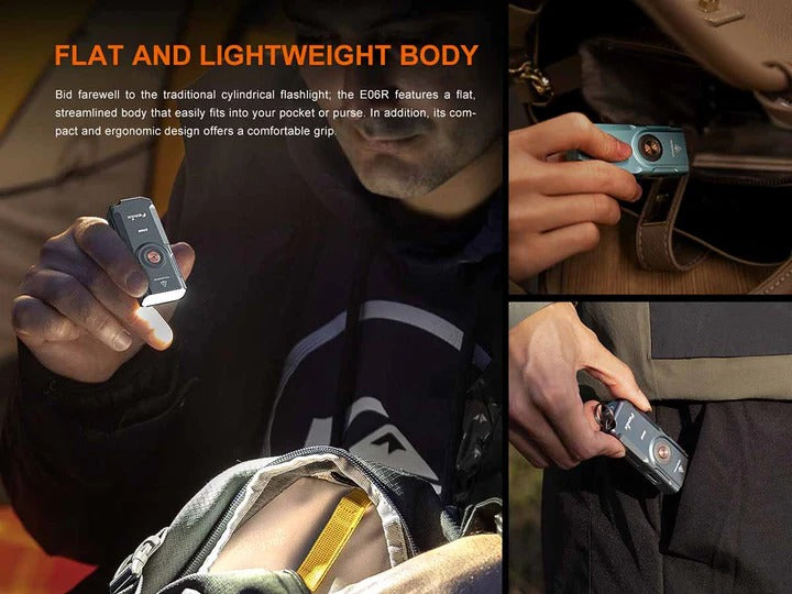 The 'Trifecta' Multi-Source Field Light | Fenix E06R 700-Lumen White + UV + Red Laser Rechargeable Instrument