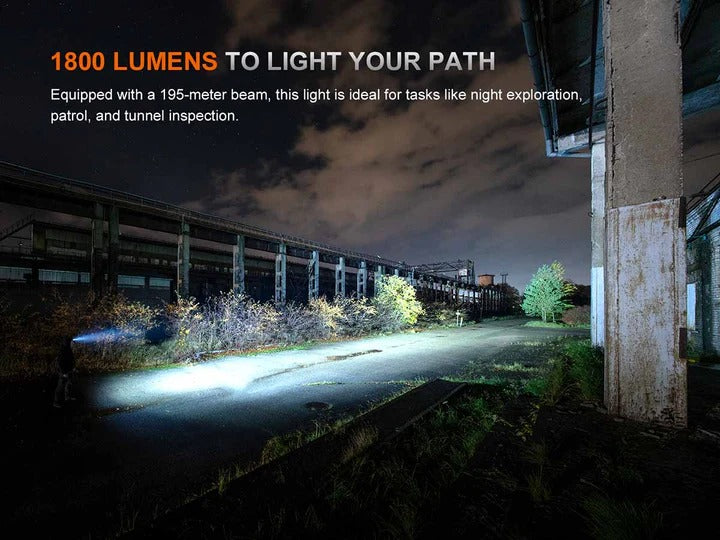 The 'Rover' Multi-Use Headlamp | Fenix HM61R V3.0 1800-Lumen Detachable Spotlight + Flood + Red Right-Angle Field Headlamp