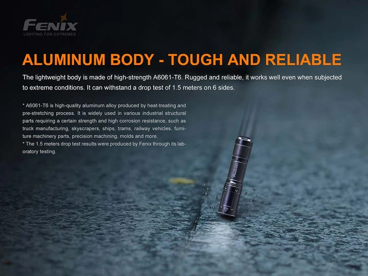 The 'Fenix Family Four' Keychain Flashlight Pack | Fenix E01 V2.0 AAA Compact Field Light — 4-Pack
