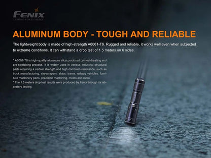 The 'Fenix Family Four' Keychain Flashlight Pack | Fenix E01 V2.0 AAA Compact Field Light — 4-Pack