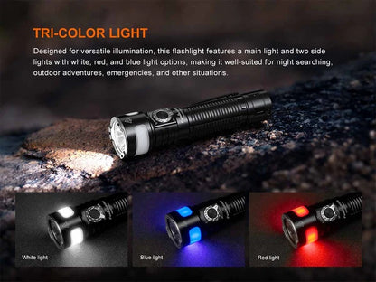 The 'Halo' Multi-Source Field Flashlight | Fenix LD35R 1800-Lumen Forward Spot + 360° COB Side Light Field Instrument