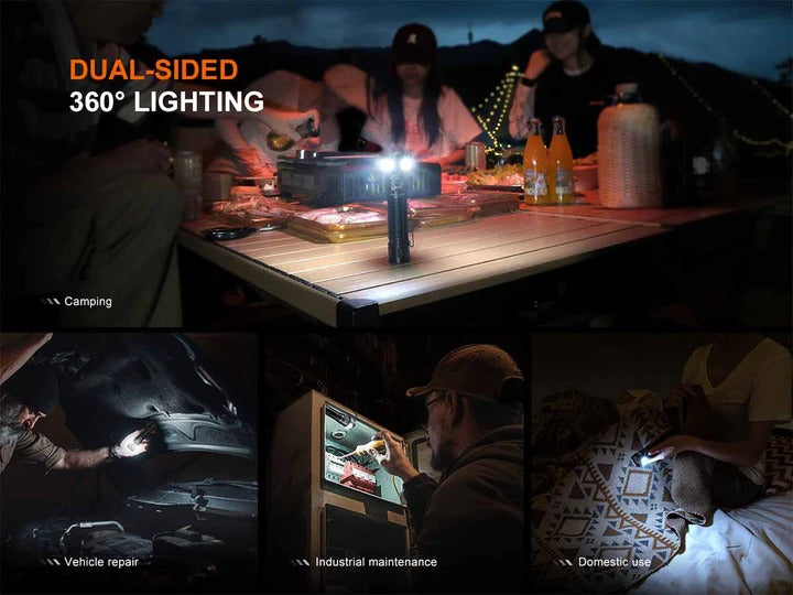 The 'Halo' Multi-Source Field Flashlight | Fenix LD35R 1800-Lumen Forward Spot + 360° COB Side Light Field Instrument