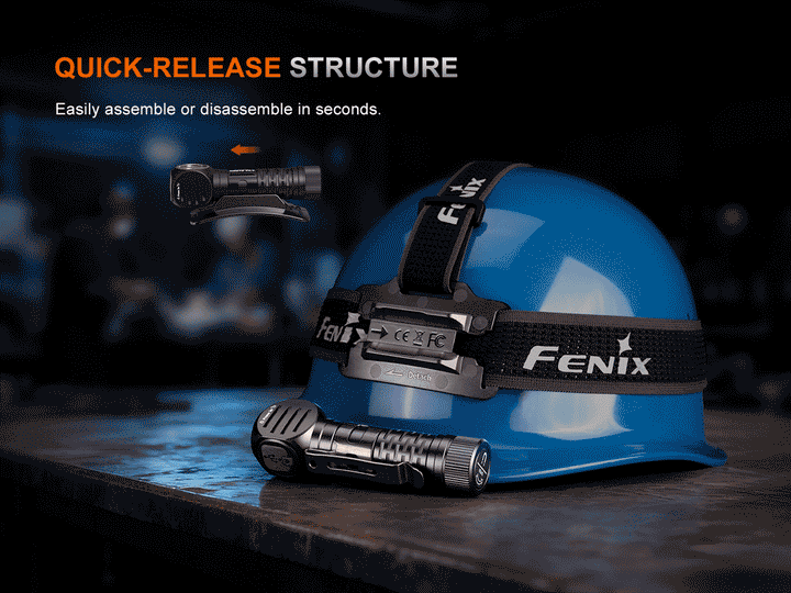 The 'Rover' Multi-Use Headlamp | Fenix HM61R V3.0 1800-Lumen Detachable Spotlight + Flood + Red Right-Angle Field Headlamp