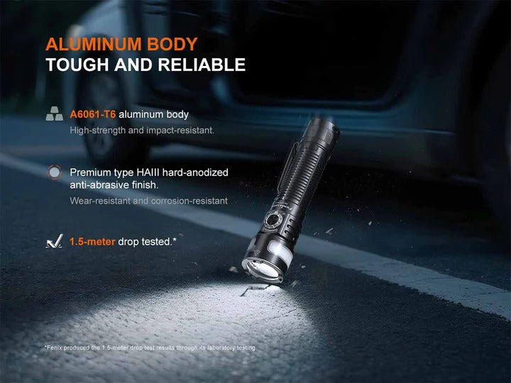 The 'Halo' Multi-Source Field Flashlight | Fenix LD35R 1800-Lumen Forward Spot + 360° COB Side Light Field Instrument