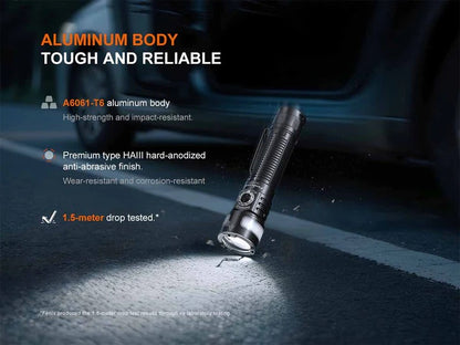 The 'Halo' Multi-Source Field Flashlight | Fenix LD35R 1800-Lumen Forward Spot + 360° COB Side Light Field Instrument