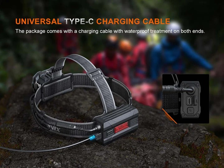 The 'Trailblazer' Professional Headlamp | Fenix HP35R 4000-Lumen Dual-Source Separation-Style Rechargeable Field Headlamp